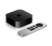 Apple TV 4K Melna un Sudraba – 4K Ultra HD, 64GB Glabāšanas, Wi-Fi Straumēšanas Ierīce
