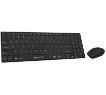 Esperanza EK122K bezvadu RF QWERTY tastatūra Melna