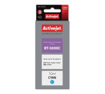 Activejet AB-5000C Tintes pudele – Aizvietojums Brother BT-5000C, Supreme sērija, 50 ml, Cianā