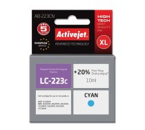 Activejet AB-223CN Tintes kasetne – Cianā (10ml) – Saderīga ar Brother LC223C, Supreme sērija