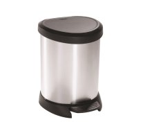 Metāla pedalpāļa tvertne Deco Bin 5L (Sudrabs)