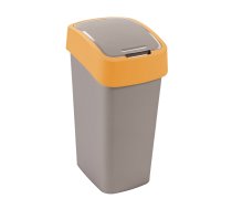 Flip Bin 45L Sudraba/ Dzeltens atkritumu grozs
