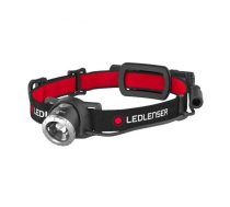 Ledlenser H8R Melns, Sarkanā galvas siksnas LED lukturis