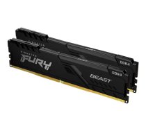 Kingston Technology FURY Beast 16GB 3200MT/s DDR4 CL16 DIMM (Komplekts ar 2) Melns - PAMKINDR40971 - 740617319903