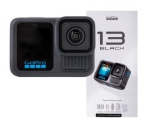 GoPro HERO13 BLACK darbības sporta kamera, 27,6 MP, 5.3K Ultra HD CMOS, 25,4 / 1,9 mm (1 / 1,9"), Wi-Fi, 121 g - SIAGOPKSP0011 - 810116381616