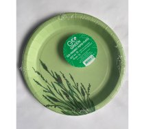 Videi draudzīgas papīra šķīvji Reed Go Green Ø22cm, 10 gab., 0,11kg