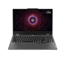 Lenovo LOQ 15ARP9 AMD Ryzen™ 5 7235HS portatīvais dators, 39,6 cm (15,6") Full HD, 16 GB DDR5-SDRAM, 512 GB SSD, NVIDIA GeForce RTX 4050, Wi-Fi 6 (802.11ax), bez operētājsistēmas, pelēks