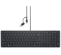 DELL KB525C biroja USB QWERTY ASV International melna tastatūra