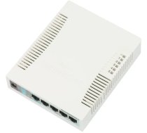 Mikrotik RB260GS Gigabit Ethernet (10/100/1000) ar PoE (Power over Ethernet) baltā krāsā