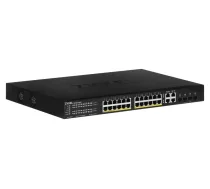 Zyxel GS1920-24HPV2 Vadības Gigabit Ethernet (10/100/1000) Power over Ethernet (PoE) Melns - SWTZYXZAR0028 - 4718937601936
