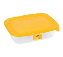 Fresh&Go Dzeltena taisnstūra pārtikas trauks 5L