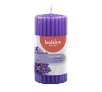 True Scents aromātiskā svece cilindrs Ø120x58mm Lavanda