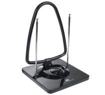 Maclean MCTV-963 Augstas veiktspējas iekšējā antena ar zemu trokšņu līmeni, digitālajai un analogo televīziju Freeview FM DVB, spēcīga 45dB DVB-T/T2 H.265 HEVC