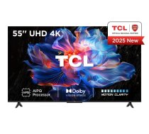 TCL V6C 55V6C LED televizors, 139,7 cm (55"), 4K Ultra HD, viedtelevizors ar Wi-Fi, metāla dizains, 270 cd/m² spilgtums