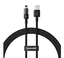 Baseus Gem USB uz IP 2.4A ātrās uzlādes kabelis 1 m Melns