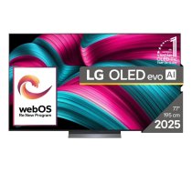 LG OLED evo AI OLED77C51LA Televizors 195,6 cm (77") 4K Ultra HD Viedtālrunis ar Wi-Fi Melns