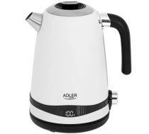 Adler AD 1295W Elektriskais tējkanna ar temperatūras regulēšanu, 1,7L, 2200W