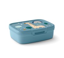 1,8L taisnstūra pārtikas uzglabāšanas trauks ar nodalījumu – Snap Box, pelēkā akmens krāsā