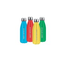 Pudele-Thermos Energy 0.35L Sarkanā/Light Blue/Žolta/Zaļa