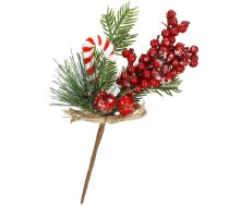 Ziemassvētku zaru mākslīgais rotājums Springos CA1212 24 cm