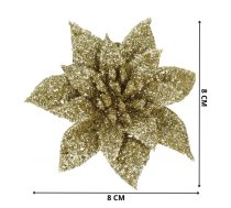 Ziemassvētku rotājums "Poinsettia" Springos CA0725 11x11 cm