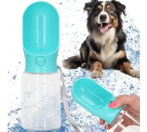 Suņu un kaķu ūdens pudele Springos PA0294, ar dzirdni un siksniņu, 340 ml, ceļojumu