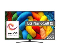 LG NanoCell AI 65NANO81A3A Televizors 165,1 cm (65") 4K Ultra HD Viedtālrunis ar Wi-Fi Melns