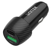 Unitek P1400A Automašīnas lādētājs 38W USB-A USB-C QC 3.0