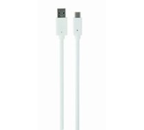 Gembird CCP-USB3-AMCM-1M-W USB kabelis USB 3.2 Gen 1 (3.1 Gen 1) USB A uz USB C Balts