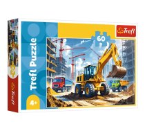 TREFL Puzle Ekskavatora-iekrāvēja traktors, 60 gab.