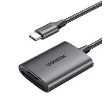 Ugreen SD/TF kartes lasītājs Ugreen CM401 USB-C 5 Gb/s - Pelēks