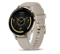 Garmin Venu 3S 3,05 cm (1,2") AMOLED 41 mm Digitālais skārienekrāns 390 x 390 pikseļi Zelta, Pelēks Wi-Fi GPS (zvaigznājs)