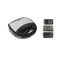 Karstmaižu pagatavotājs BROCK SSM 2004 SS, (Sviestmaižu/vafeļu/riekstu) 750W - SSM 2004 SS - 4752131000737
