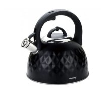 Tējkanna, tradicionālā, tērauda, 3L, melna Klausberg KB7550