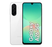 Samsung Galaxy A26 17 cm (6,7") Hibrīd Dual SIM Android 15 5G USB Type-C 6 GB 128 GB 5000 mAh Balta
