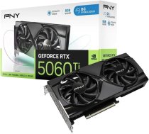 PNY GeForce RTX 5060 Ti Overclocked Dual Grafikas karte 8GB GDDR7 DLSS 4 (VCG5060T8DFXPB1-O) - VCG5060T8DFXPB1-O - 4718006457945