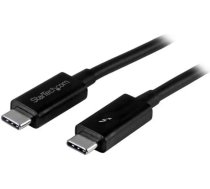 StarTech USB-C uz USB-C kabelis - 2m, melns (TBLT3MM2M)