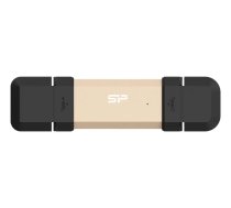 Silicon Power DS72 USB zibatmiņas disks 250 GB USB Type-A / USB Type-C 3.2 Gen 2 (3.1 Gen 2) Zelta