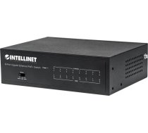 Intellinet tīkla risinājumi Gigabit slēdzis - 8 porti, 1000Mbps RJ45, PoE/PoE+ 60W, VLAN (561204) - 561204 - 766623561204