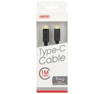 Unitek USB-C uz Micro USB kabelis 1m Melns (Y-C473BK)