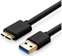 Ugreen USB-A uz Micro USB kabelis, 1m, Melns (10841)