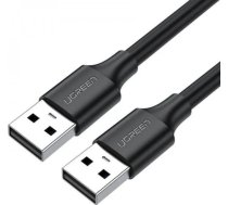 Ugreen USB-A uz USB-A kabelis 1,5 m, melns (UGR393BLK)