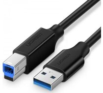 Ugreen USB-A uz USB-B kabelis 2m Melns (UGR408BLK)