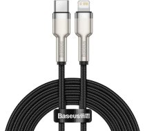 Baseus USB-C uz Lightning USB kabelis, 1m, Melns (CATLJK-A01)