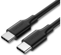 Ugreen USB-C uz USB-C kabelis 3m Melns (UGR1154BLK)