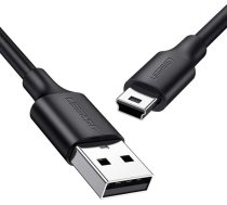 Ugreen USB-A uz Mini USB kabelis, 0,5 m, Melns (UGR1137BLK)