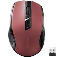Ugreen Bezvadu pele - UGREEN MU006 2.4 GHz + Bluetooth 5.0 (Sarkana)