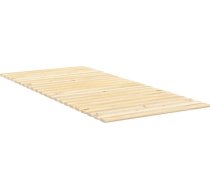 vidaXL Gultņa pamata rāmis, 90 x 200 cm, Cieta priedes koka konstrukcija