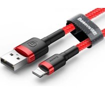 Baseus USB-A uz Lightning kabelis 2m - Sarkans