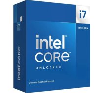 Intel Core i7-14700KF Procesors, 3,4 GHz, 33 MB kešatmiņa, kastē (BX8071514700KF)